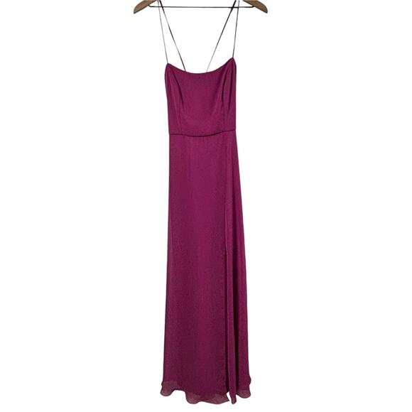 AFTER SIX WOMEN'S SCOOP NECK CONVERTIBLE TIE-STRAP MAXI DRESS WITH FRONT SLIP 8 - Picture 4 of 9
